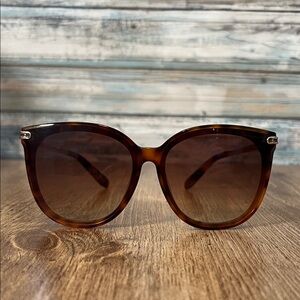 Ferragamo Brown Tortoiseshell Sunglasses